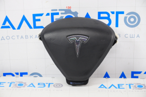 Airbagul din volanul șoferului pentru Tesla Model X 16-21 tip 1 cu zgârieturi.