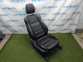 Пассажирское сидение Mazda 6 13-15 с airbag, кожа черн, механич, надрыв, царапины