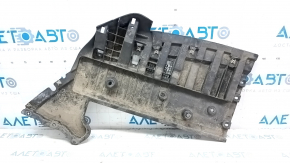 Защита переднего бампера Ford Fusion mk5 17-20 левая, трещина, надломы