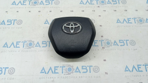 Airbag-ul din volanul șoferului pentru Toyota Camry v70 18- negru, cartuș ruginit.