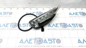 Поворотник левый Infiniti Q50 14-15 LED, сломаны крепления, песок