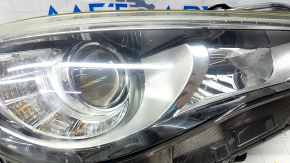 Far dreapta fata goala Infiniti Q50 16-19 fara AFS, LED, nisip, pentru polizare