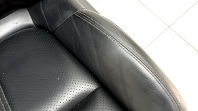 Водительское сидение Porsche Macan 15-18 с airbag, электро, подогрев, кожа черная, примято