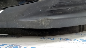 Бампер передний в сборе Chevrolet Malibu 19-25 без парктроников, черный, песок, нет фрагмента решетки, потерт