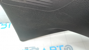 Накладка порога задняя правая Subaru Forester 14-18 SJ черная, потерта