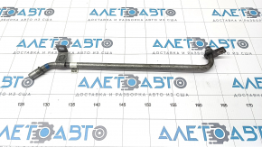 Tubulatura sistemului de racire a transmisiei automate pe radiatorul Porsche Macan 15-18 3.0T, 3.6T de admisie