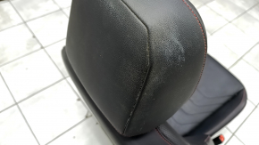 Scaun șofer VW Jetta 19- cu airbag, piele neagră GLI, cusături roșii, electric, cu ventilare, cu încălzire, cu memorie, pentru curățare.