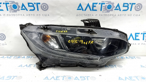 Far dreapta fata goală Honda Civic X FC 19-21 halogen