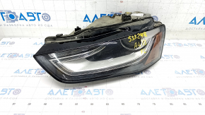 Far stânga față completă Audi A4 B8 13-16 restilizat xenon LED, nisip