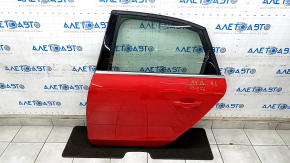 Дверь в сборе задняя левая Audi A4 B8 08-16 седан, красный LY3J, keyless