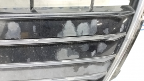 Grila radiatorului asamblată Audi A4 B8 13-16 restilizată, lucioasă, linia S, acoperire decolorată