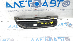 Накладка порога внешняя задняя левая Audi Q5 8R 09-17 черн с хромом, сломаны направляйки, царапины