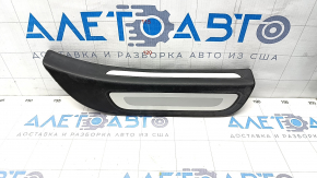 Capac prag exterior spate dreapta Audi Q5 8R 09-17 negru cu crom, zgarieturi, ghidaje rupte