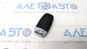 Cheie Audi A4 B8 08-16 inteligentă cu 4 butoane, inserții cromate, zgârieturi