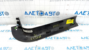 Capac prag fata stanga Dodge Dart 13-16, neagra, tip 1, zgarieturi