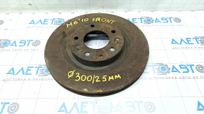 Placă de frână față stânga Mazda6 09-13 300/25mm ruginită