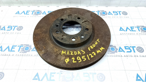 Диск тормозной передний правый Mazda3 2.3 03-08 295/27мм ржавый