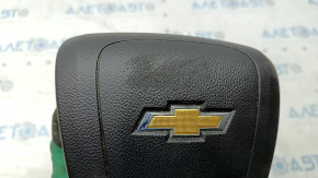 Airbag-ul de siguranță în volanul șoferului Chevrolet Trax 15-20 negru, uzat.