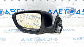 Oglindă laterală stângă Nissan Rogue 14-20, 3 pini, neagră