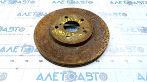 Placă de frână față dreapta Toyota Avalon 05-12 295/28mm ruginită.