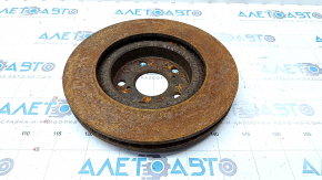 Placă de frână față stânga Toyota Avalon 13-18 295/28mm ruginită