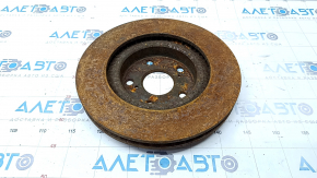 Placă de frână față dreapta Toyota Avalon 13-18 295/28mm ruginită