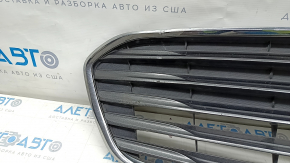 Grila inferioară a bara frontală Toyota Avalon 13-15, pre-restilizare, cromată, cu zgârieturi, fisuri, nisip, presată