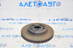 Placă de frână față dreapta Toyota Prius 30 10-15 255/25mm ruginită