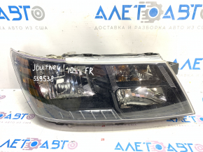 Far dreapta fata goală Dodge Journey 13-20 întunecată, pentru polizare, crăpată, pânză de păianjen.