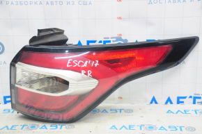 Lampa exterioară aripă dreapta Ford Escape MK3 17-19, lumina de semnalizare clară.