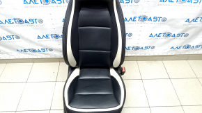 Scaunul pasagerului Infiniti QX30 17- cu airbag, sport, electric, piele neagră, uzată, încălzit, electricitate funcțională