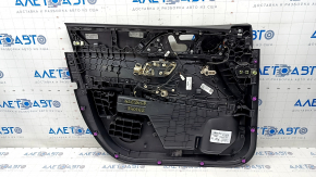 Capacul ușii dreapta față Mercedes W167 GLE 350 450 20-23 piele bej, inserție lucioasă maro, Burmester, zgârieturi, necesită curățare chimică.