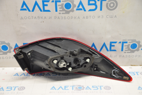 Фонарь внешний крыло правый Mazda 3 14-18 BM галоген, царапины, сломано крепление