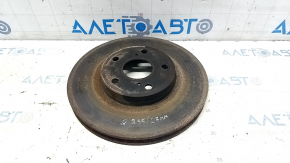 Placă de frână față stânga Toyota Avalon 13-18 295/27mm, ruginită