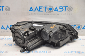 Фара передняя левая VW Jetta 11-16 USA голая, галоген, царапины, TYC