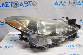 Farul dreapta față Mazda 3 14-16 goală BM pre-restilizare halogen, pentru polizare