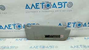 Козырек левый Audi A6 C7 12-16 серый, без крючка, под химчистку, потерты наклейки