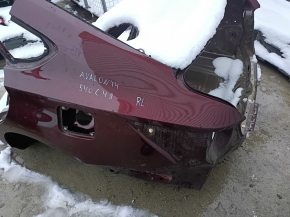 Aripa spate stânga Toyota Avalon 13-18 roșie, pe caroserie