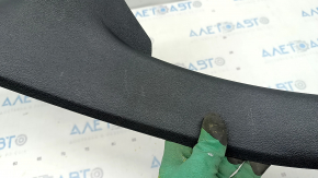 Capac prag interior spate stânga Audi A6 C7 12-18 negru, zgârieturi