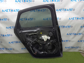 Дверь в сборе задняя левая Audi A6 C7 12-18 keyless, черный LZ9Y, тычка