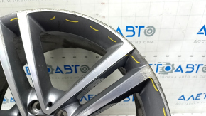 Roată de 21 x 10J Mercedes W167 GLE 350 450 20-23, cu jantă curbă, pentru reparații.