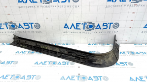 Накладка порога с подсветкой передняя правая Lexus RX300 RX330 RX350 RX400h 04-09 черная, с хромированной накладкой, тычки на хроме, потёрта