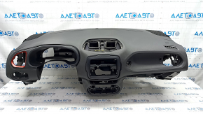 Torpedo cu airbag frontal pentru Jeep Renegade 15- negru.