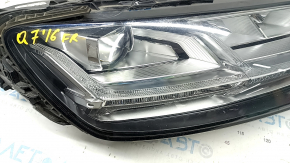 Far dreapta față asamblată Audi Q7 16-19 LED, nisip, lac util