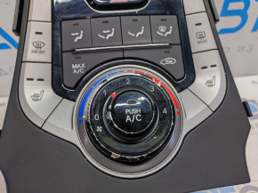 Controlul climatizării Hyundai Elantra UD 11-13, manual, cu încălzire, crom util, zgârieturi.