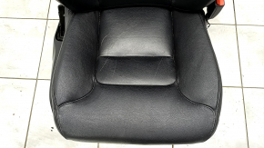Scaun de pasager Volvo XC90 16-17 cu airbag, electric, piele neagră, zgârieturi, lipsă clemă prindere centură de siguranță