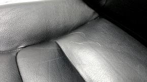 Scaun de pasager Volvo XC90 16-17 cu airbag, electric, piele neagră, zgârieturi, lipsă clemă prindere centură de siguranță