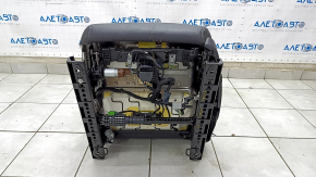 Scaunul șoferului Volvo XC90 16-17 cu airbag, electric, piele neagră, zgârieturi, lipsă clemă pentru fixarea centurii de siguranță