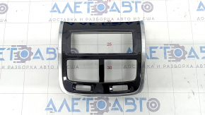 Capacul consolei centrale spate Volvo XC90 16-22 negru lucios