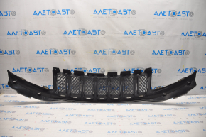 Решетка радиатора grill Jeep Compass 11-16 черная, без вставок, трещина